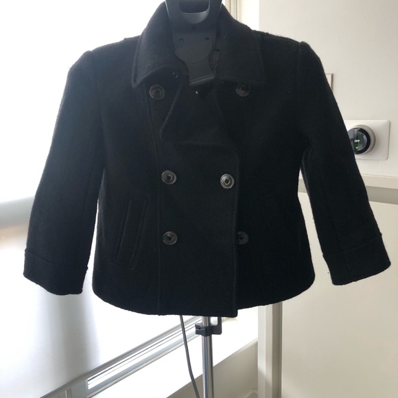 Pea coat wool 3/4 sleeves - Picture 2 of 5